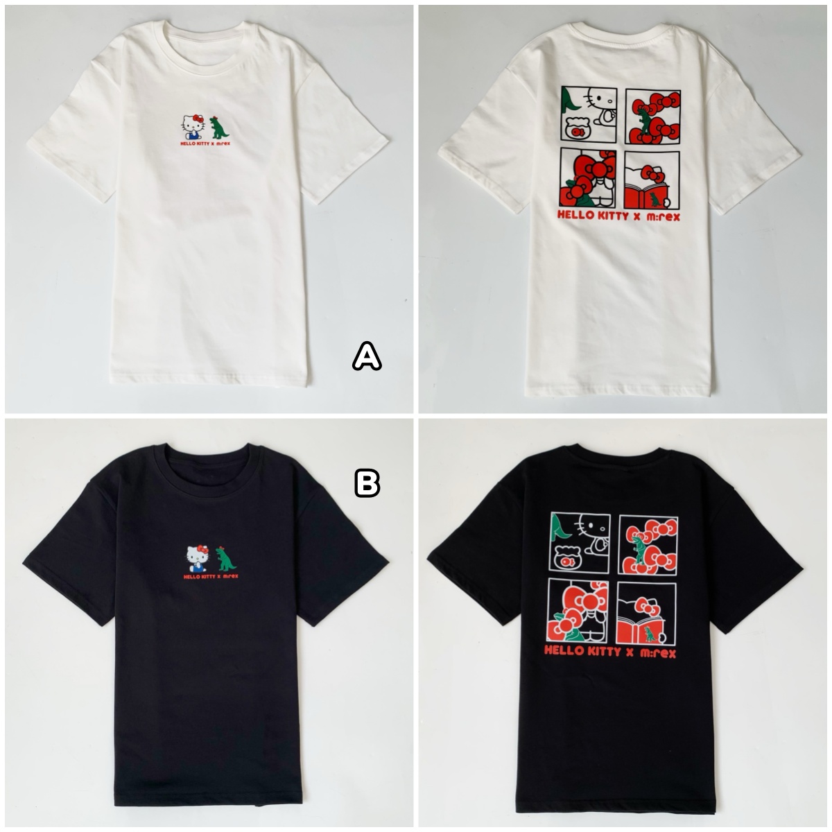 Hello Kitty 前後印花短袖Tee 