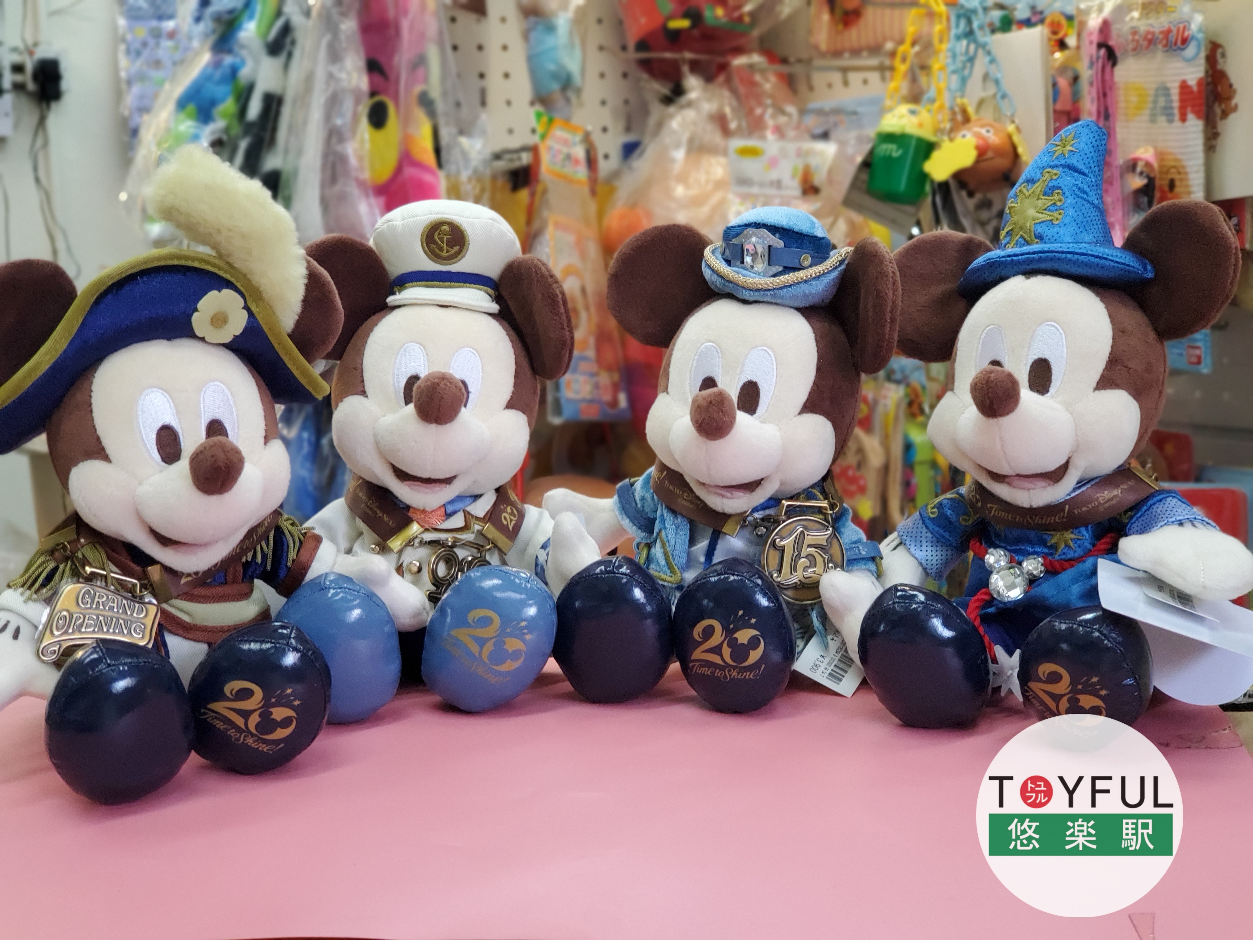 [現貨] [東京迪士尼] 東京迪士尼海洋20週年系列｜米奇｜毛公仔 {TF013526}