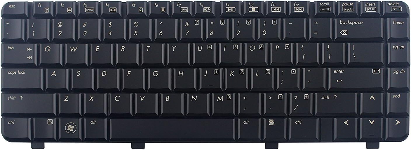 DSLA REPLACEMENT LAPTOP KEYBOARD HP CQ40 CQ41 CQ45 CQ43 HP2000 HP1000 G4-2000 TPN-Q106 TPN-Q109 TPN-Q107 TPN-Q110