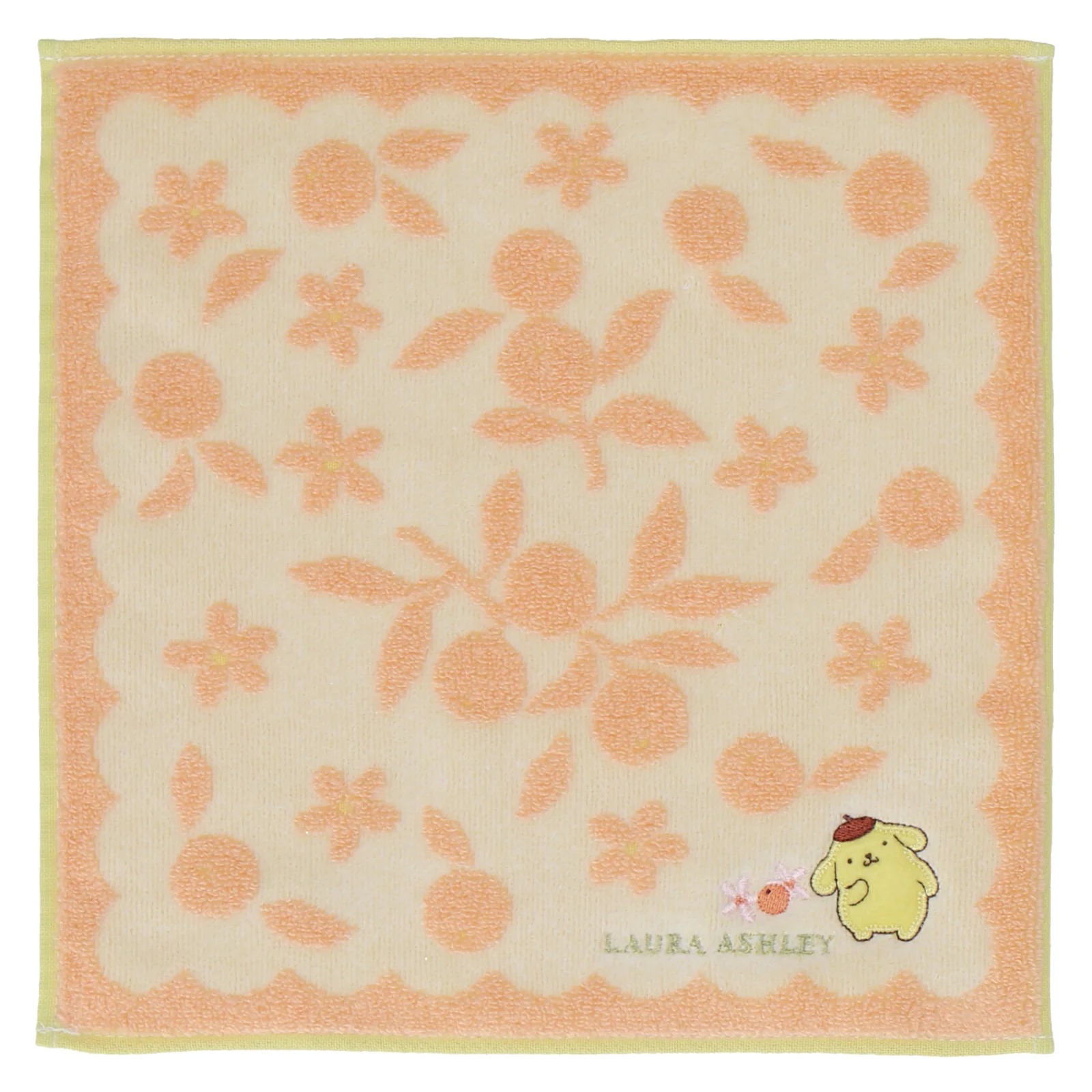 🎀【預訂】Laura Ashley x Sanrio Pompompurin 迷你毛巾 - C