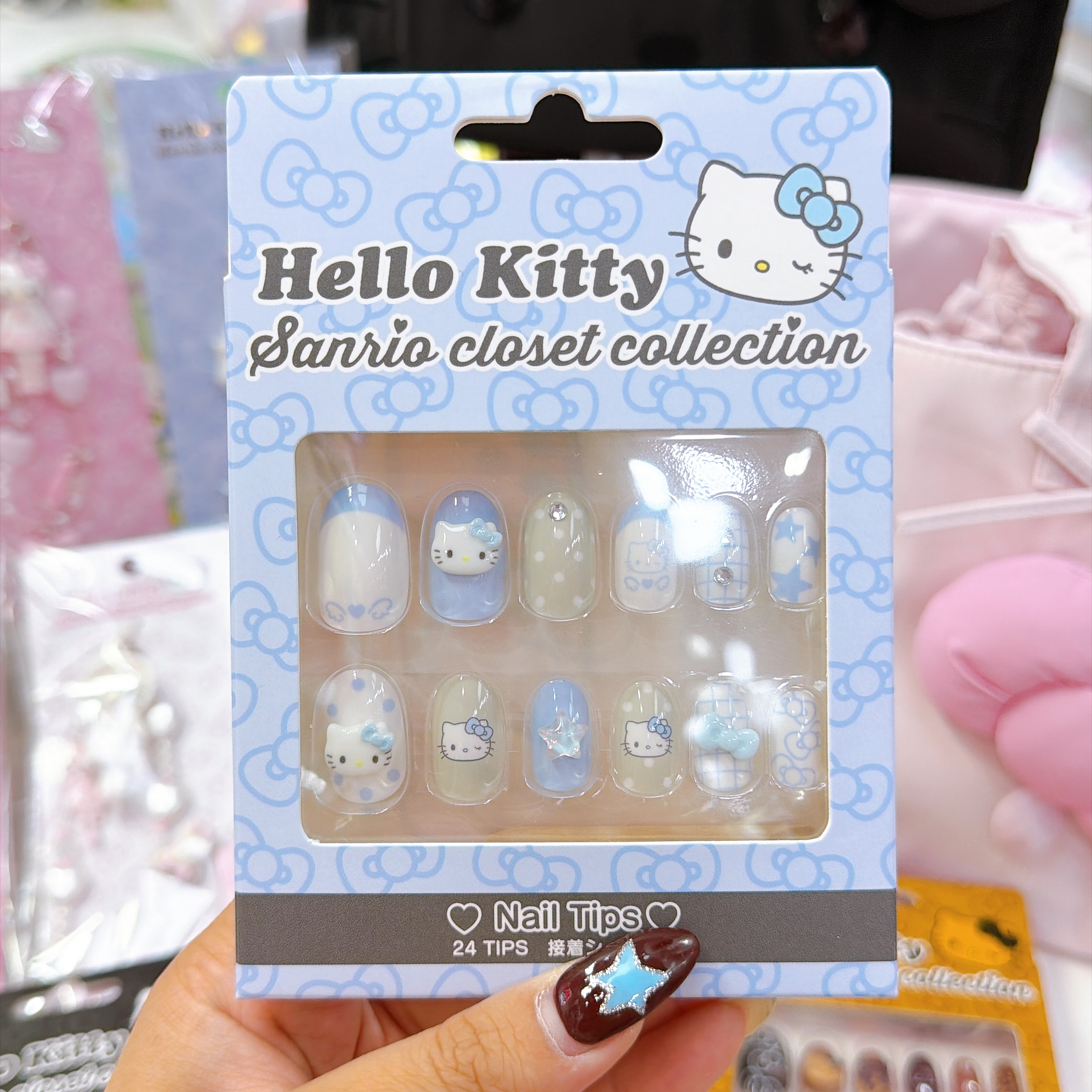 日本即送日本版Hello Kitty生日系列穿戴甲