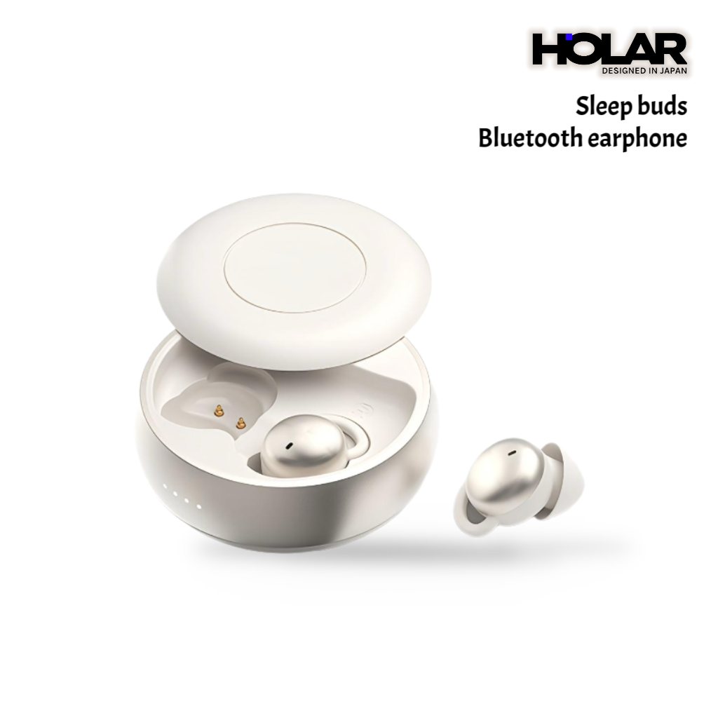 HOLAR JAPAN APP耳塞款智能降噪靚聲藍牙耳機 入耳式真無線睡眠耳機 APP獨立控制款  HS0186
