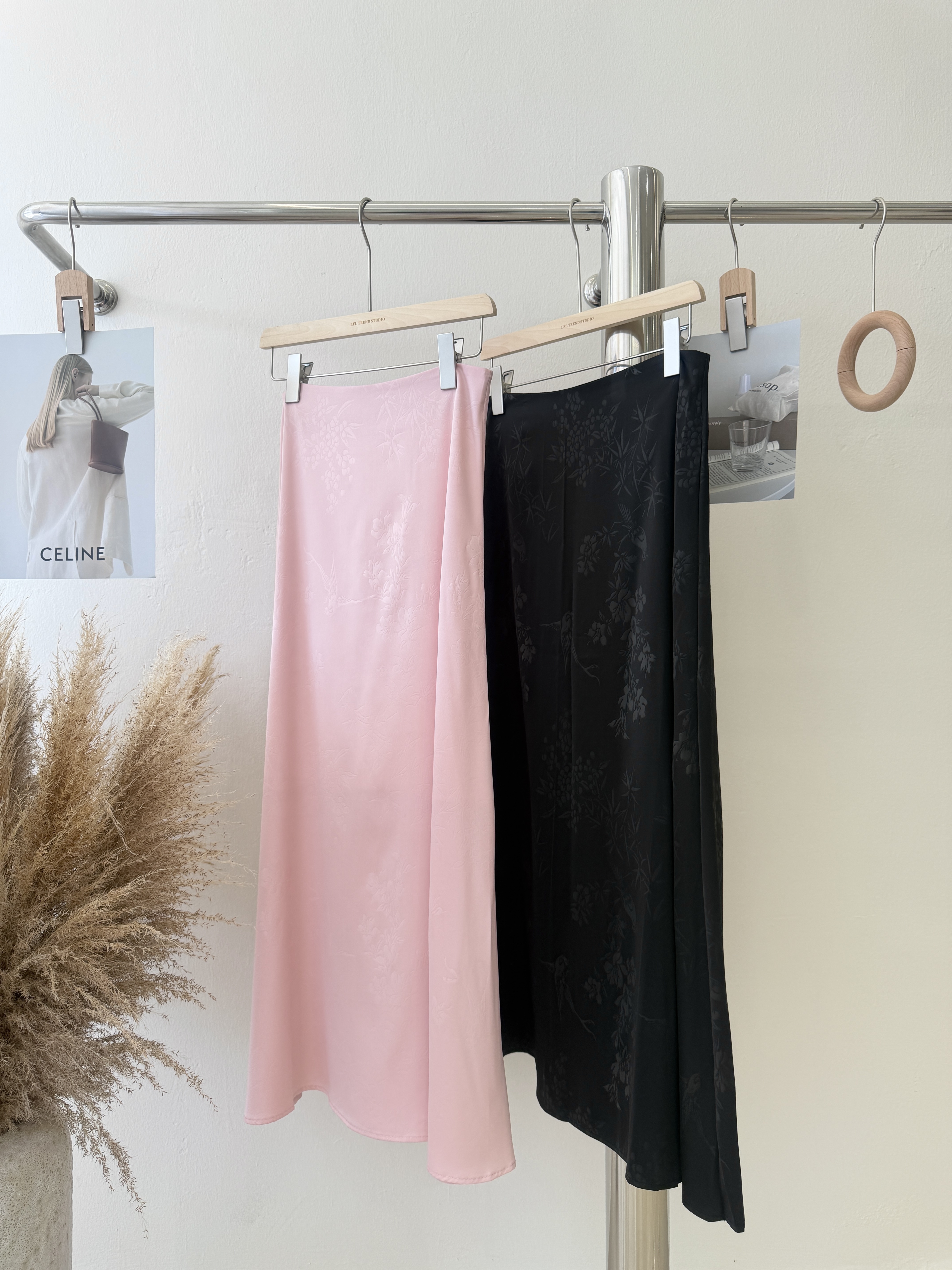 6754 优雅国风提花半身裙