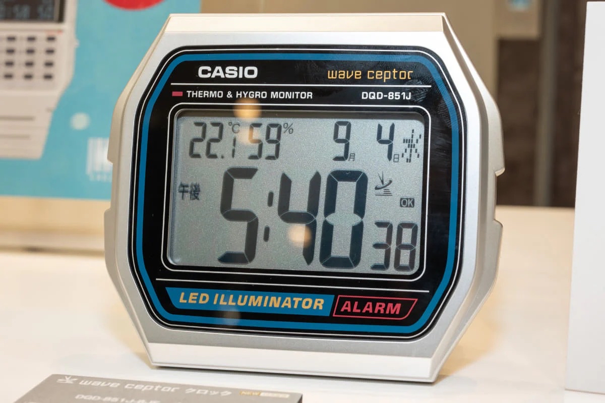 【2月訂購🇯🇵日本直送✈️】🇯🇵CASIO 巨型錶面 Wave Ceptor 温度濕度計+時鐘鬧鐘+夜視功能