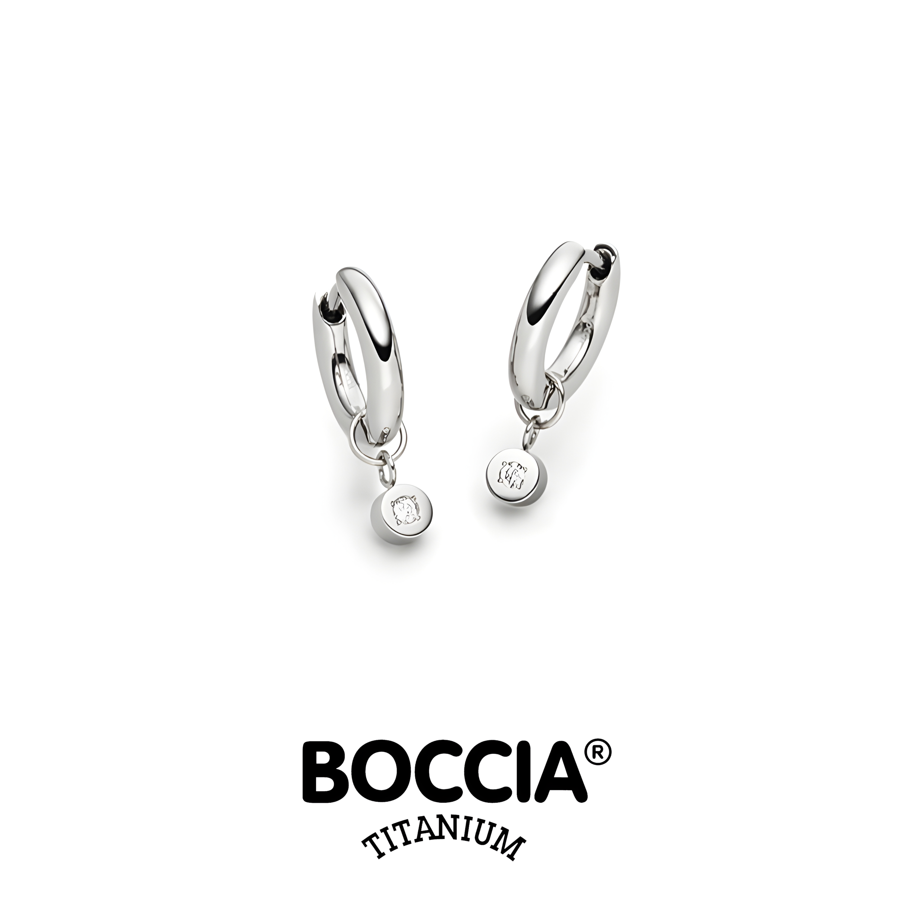Boccia Titanium 05086-03 鈦金屬 / 鑽石耳環