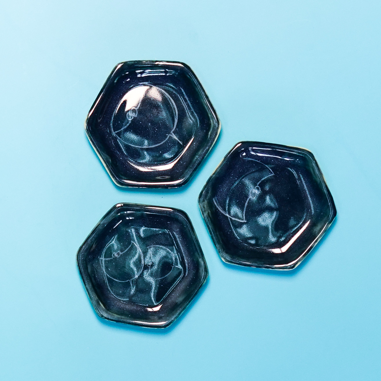 【魔鬼魚系列】魔鬼魚小碟套裝 (藍系) (MC-MR04)