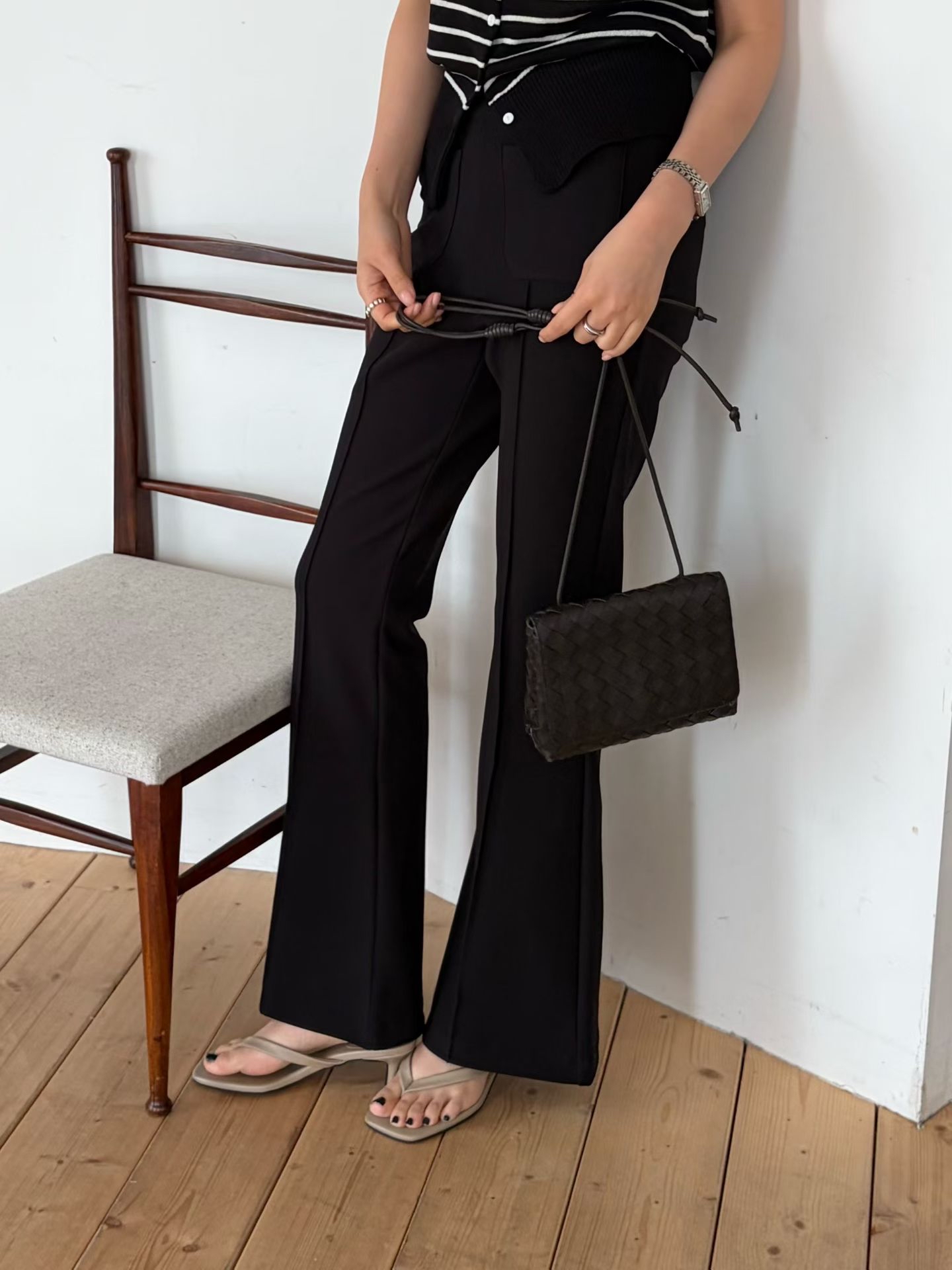 ♥︎2Pockets Flared Pants神褲