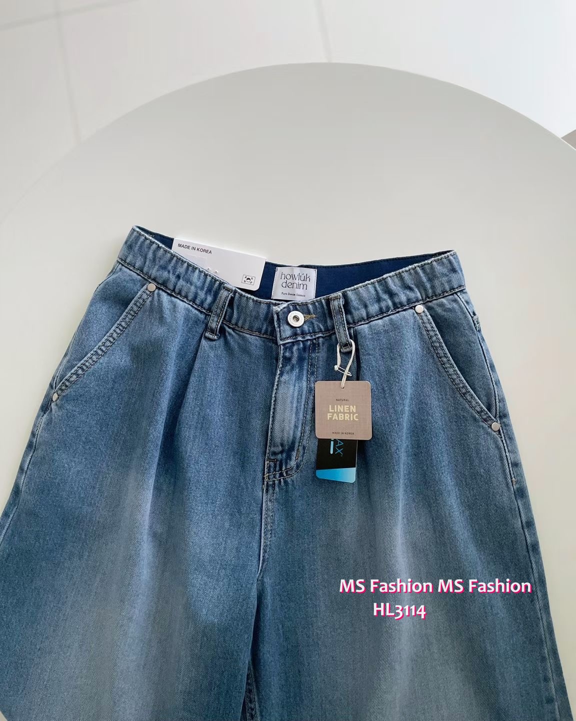 HL3114 韓國👖Howluk單摺短牛