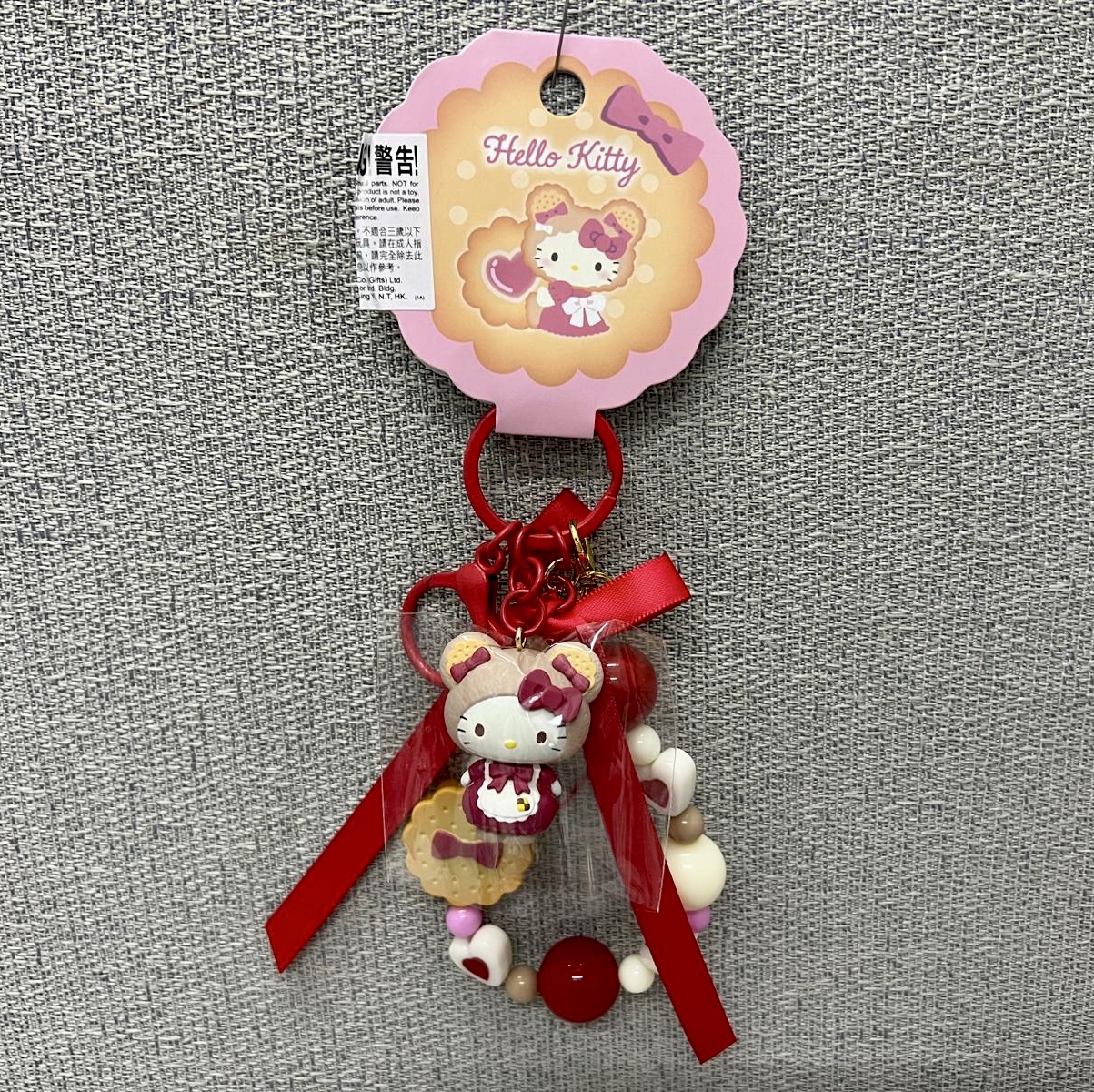 Sanrio 曲奇熊仔系列立體公仔造型手機掛飾