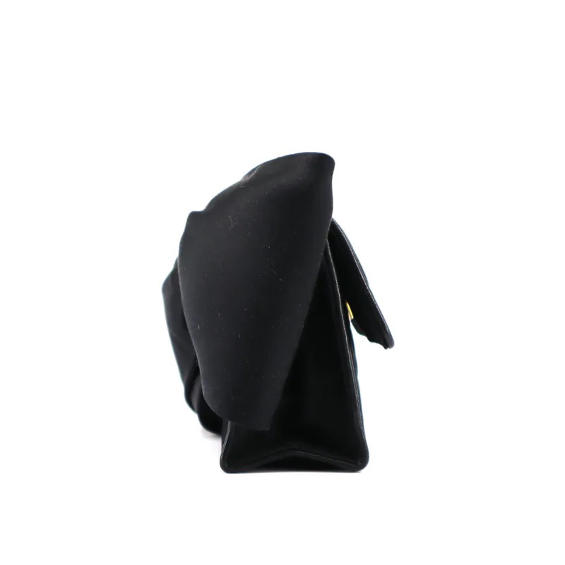 Chanel Vintage Satin Bow Evening Bag