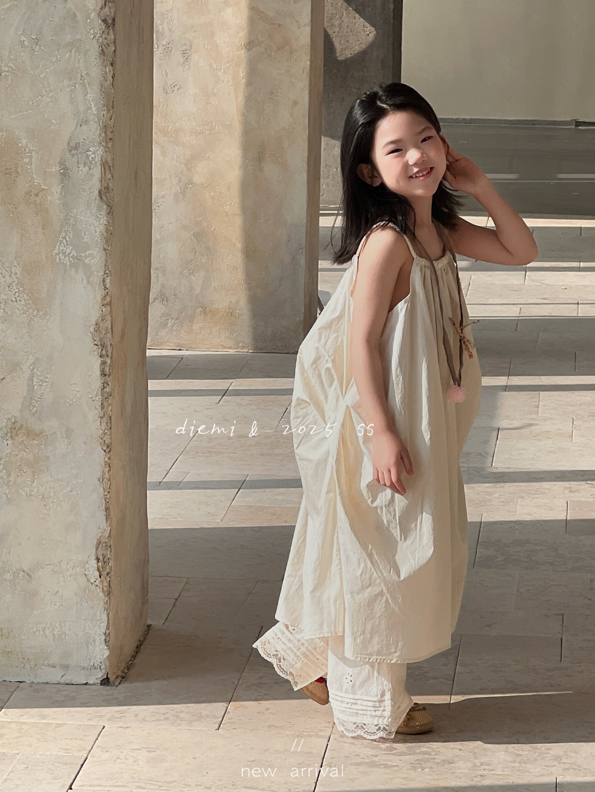 DM Ulzzang Raven Khaki Lace Set Wear