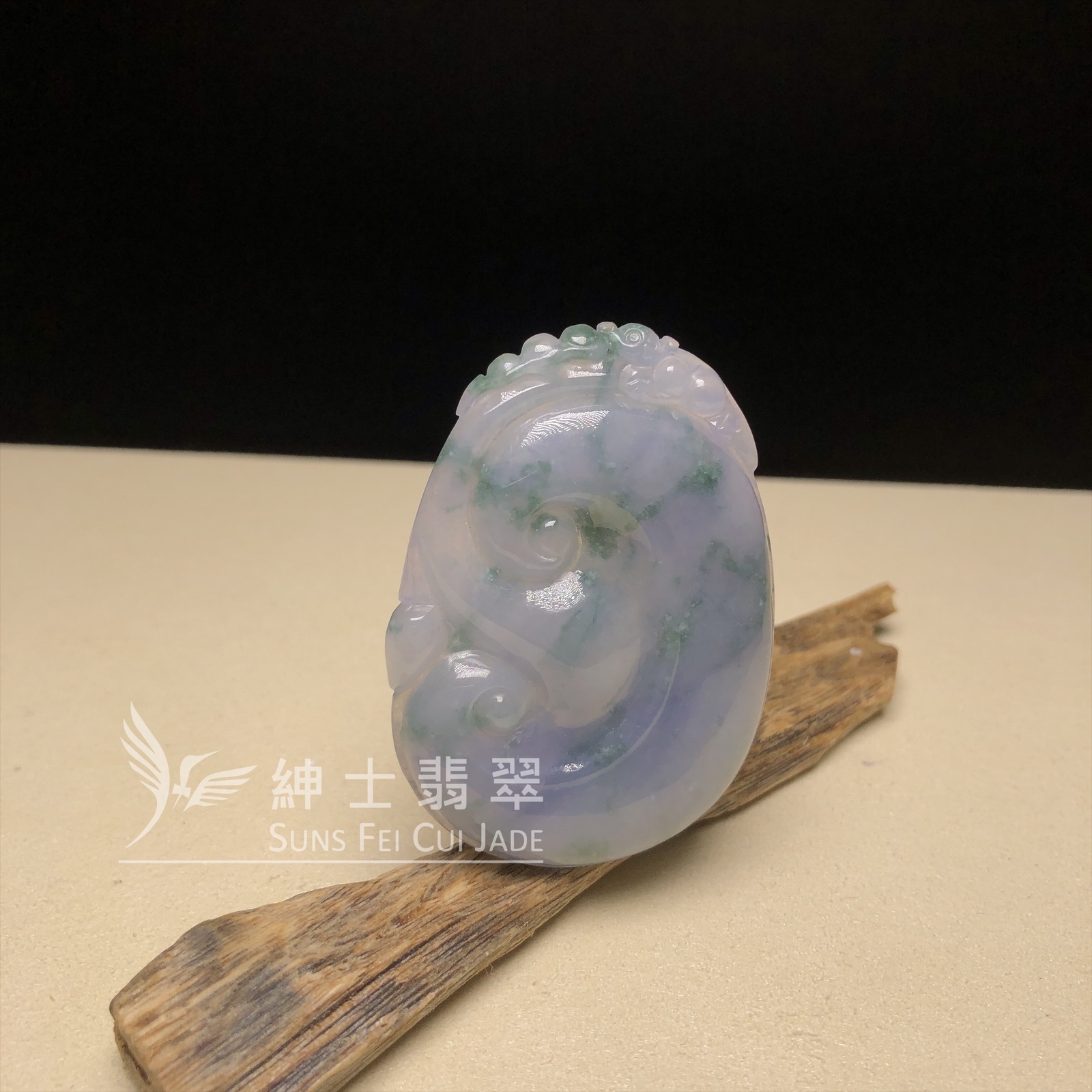 茄紫飄花如意 B08428