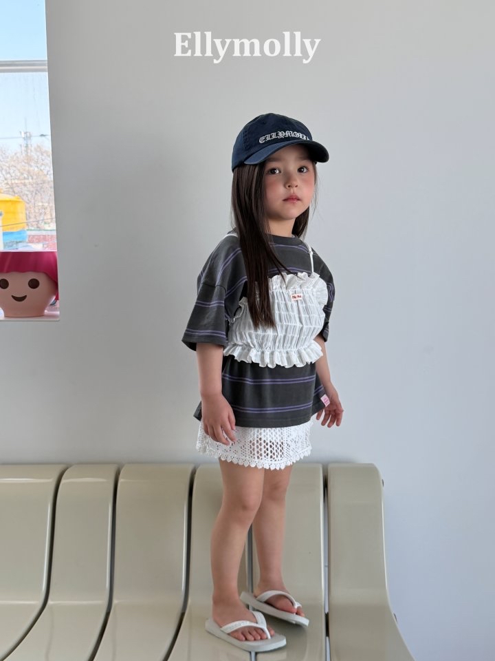 Ellymolly | stripe T( Navy size 19 Adult size)