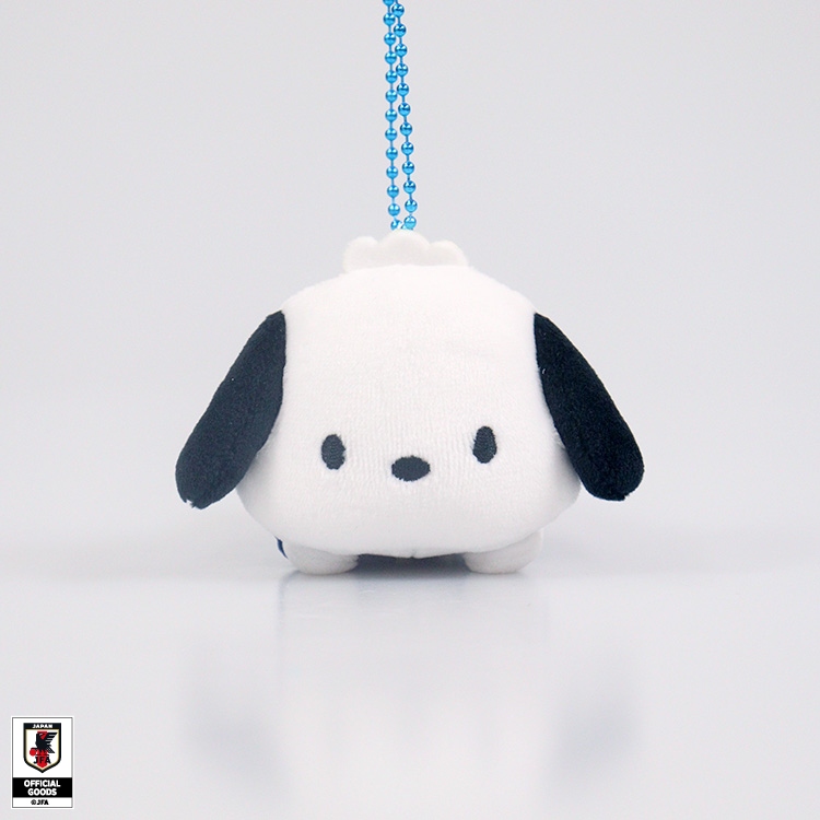 🌸 【預訂】Pochacco 公仔掛飾(趴) - Sanrio x Japan National Football Team Ver. 2026