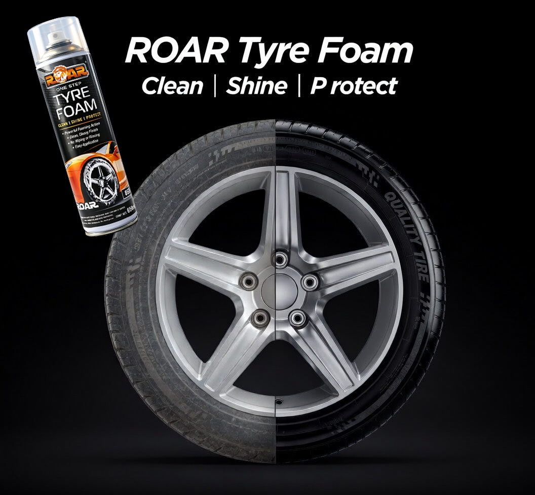 ROAR 車胎清潔亮光泡沫 650ml