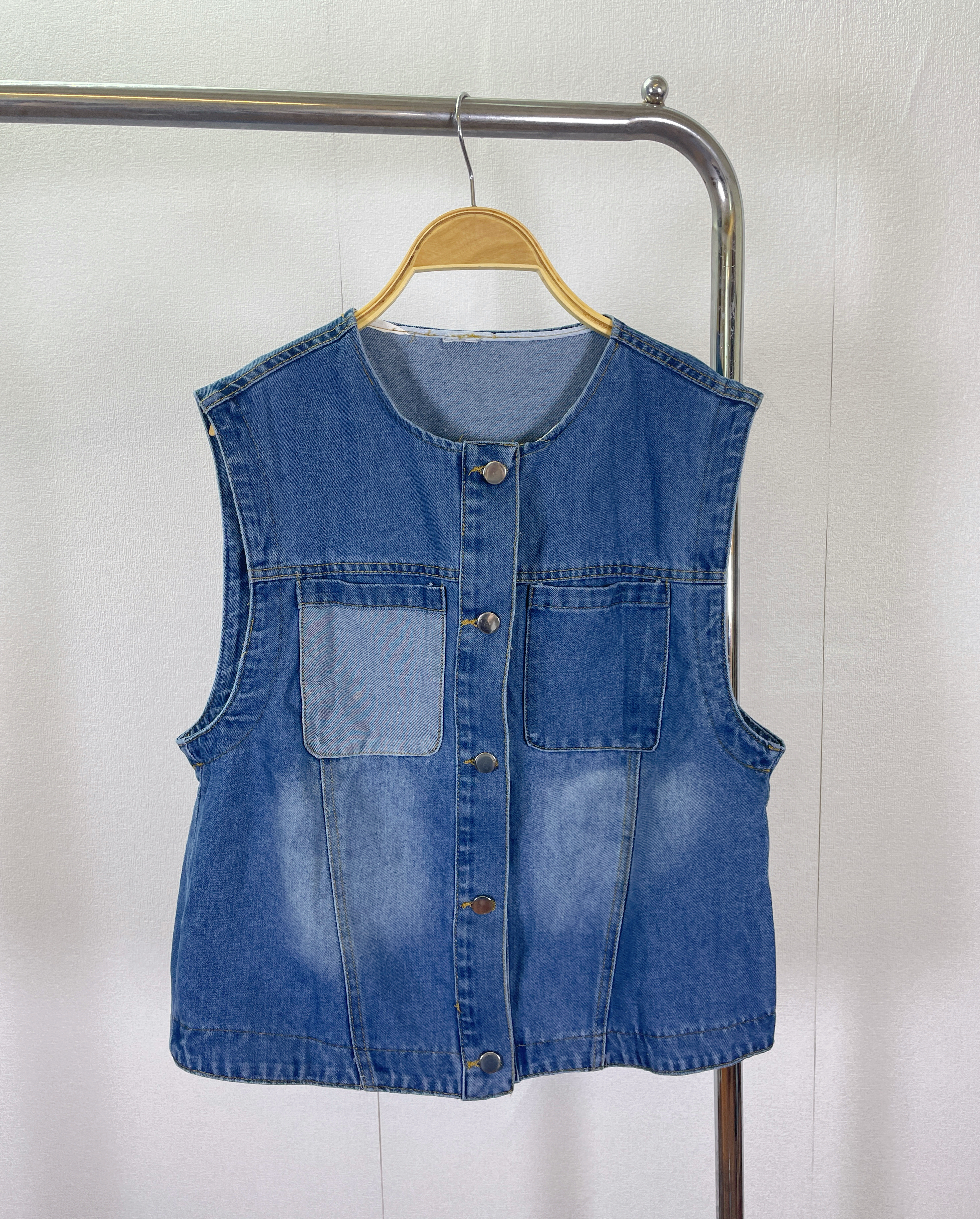 K5562 洗水牛仔背心