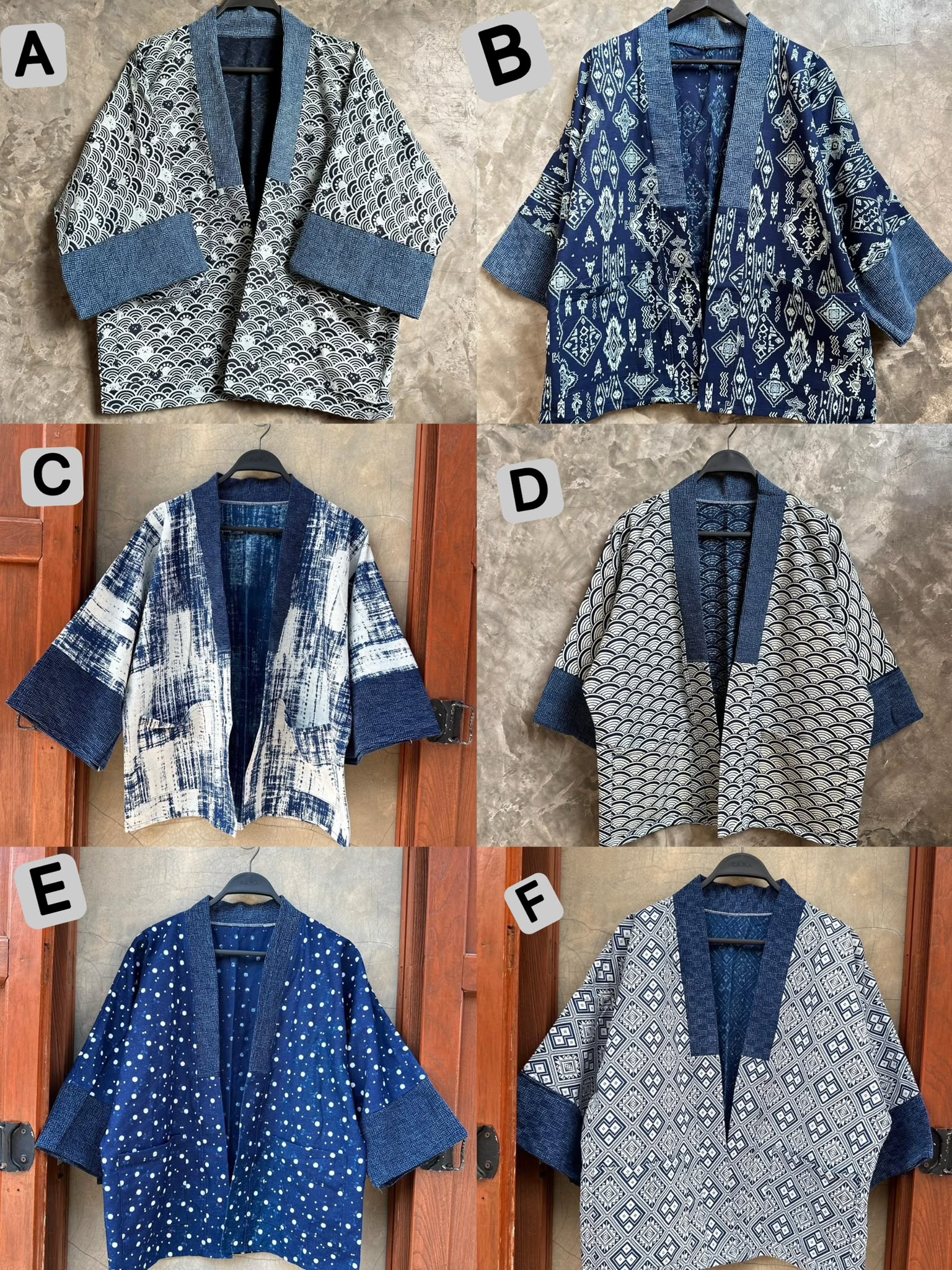 🇹🇭泰國清邁手工製藍染民族外套🥰