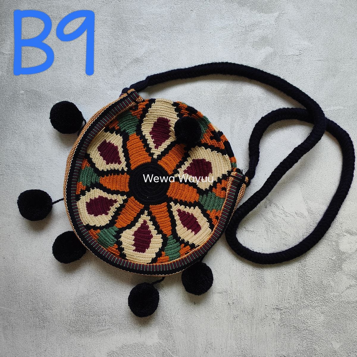 WAYUU ROUND BAG- B款