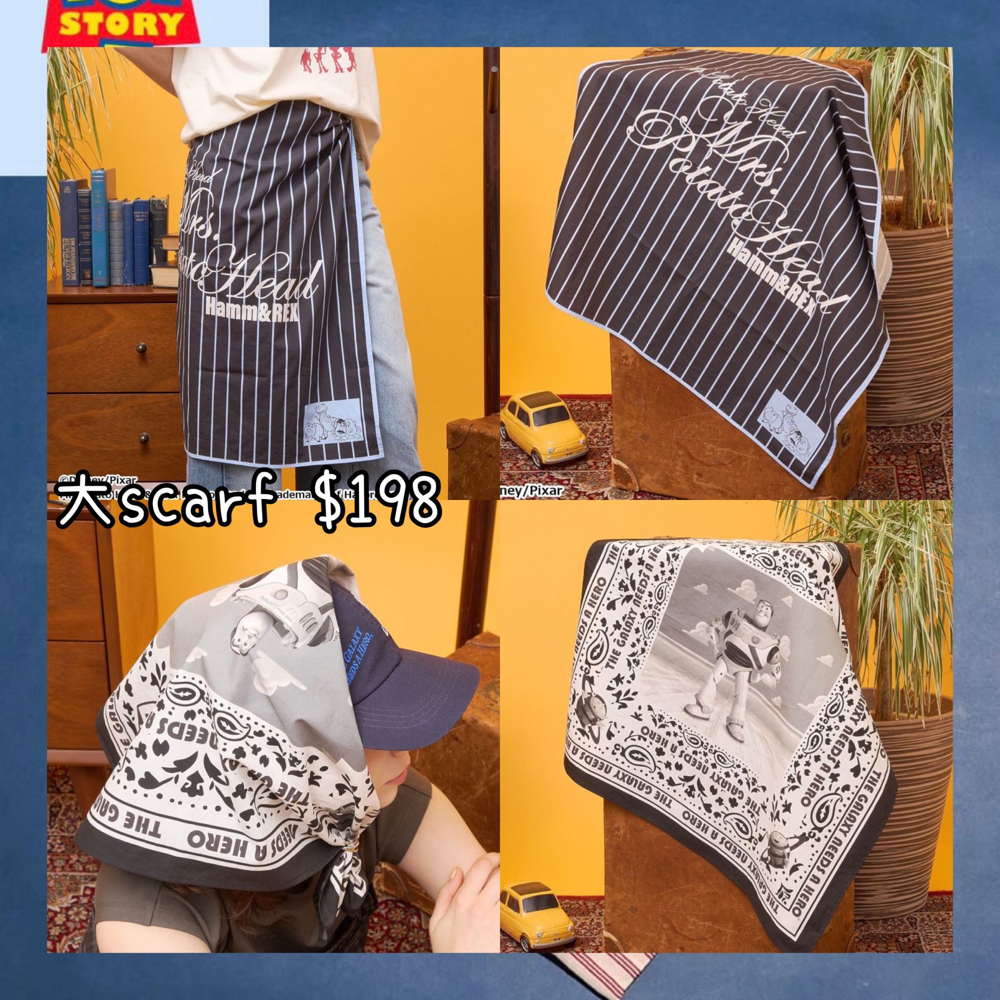 ：日本：DISNEY COLLECTION BY AMERICAN HOLIC 大SCARF