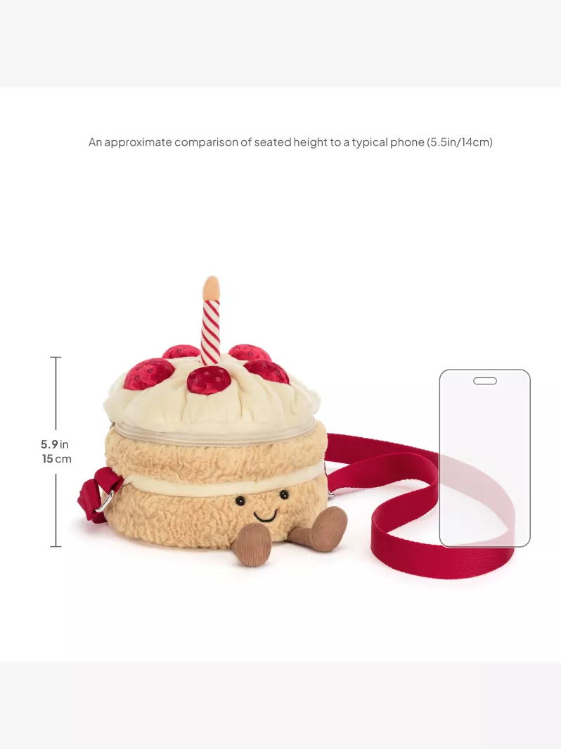 jellycat Amuseables Birthday Cake Bag 18cm 經典蛋糕袋