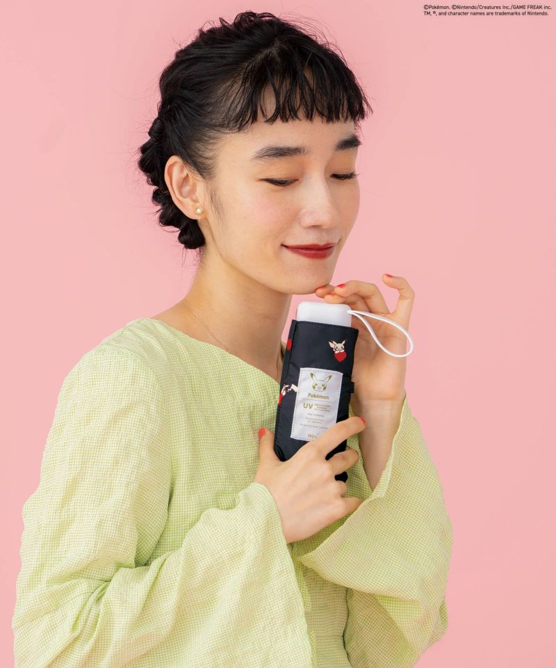 現貨🌸日本直送 | Wpc. x Pokémon寶可夢-迷你縮骨遮太陽傘/雨傘/100%完全遮光摺疊傘/晴雨兼用雨具