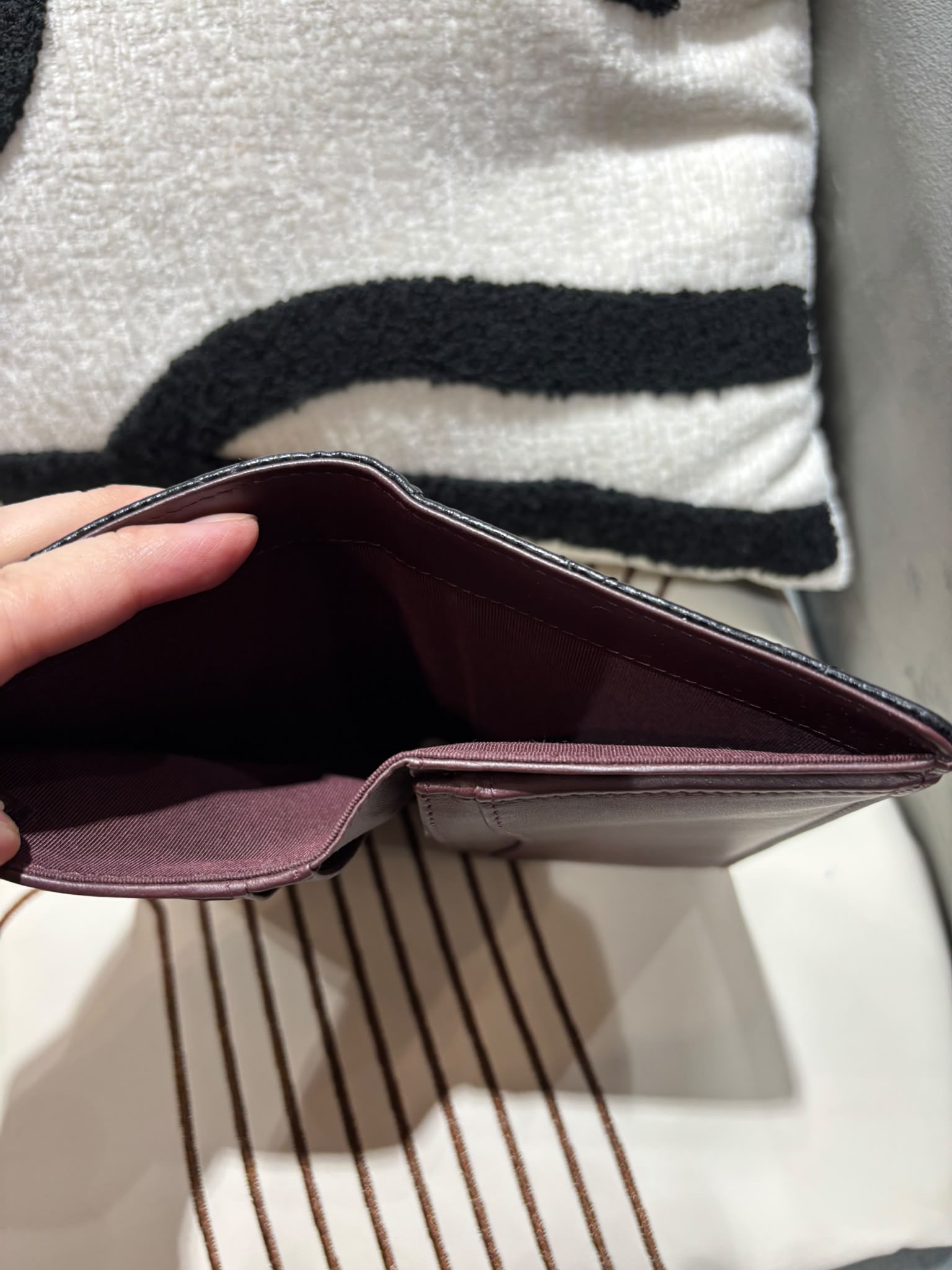 Chanel Wallet 黑色荔枝牛皮 100%Authentic, 95%New ✅25貼✅box