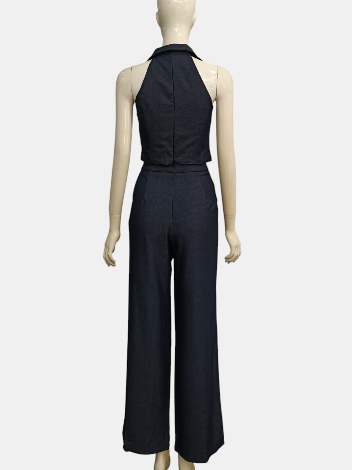Elegant Sleeveless Vest Two‑Piece Set M217