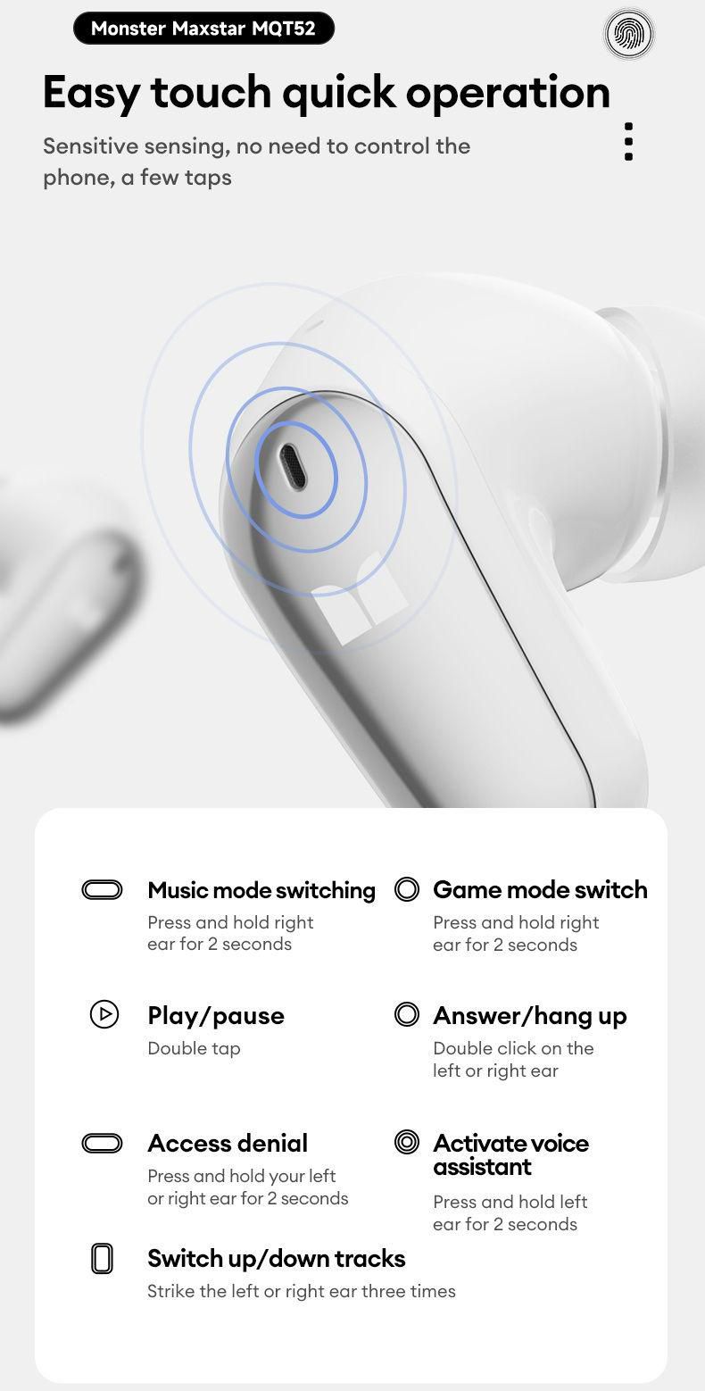 Monster MQT52 真無線耳機
