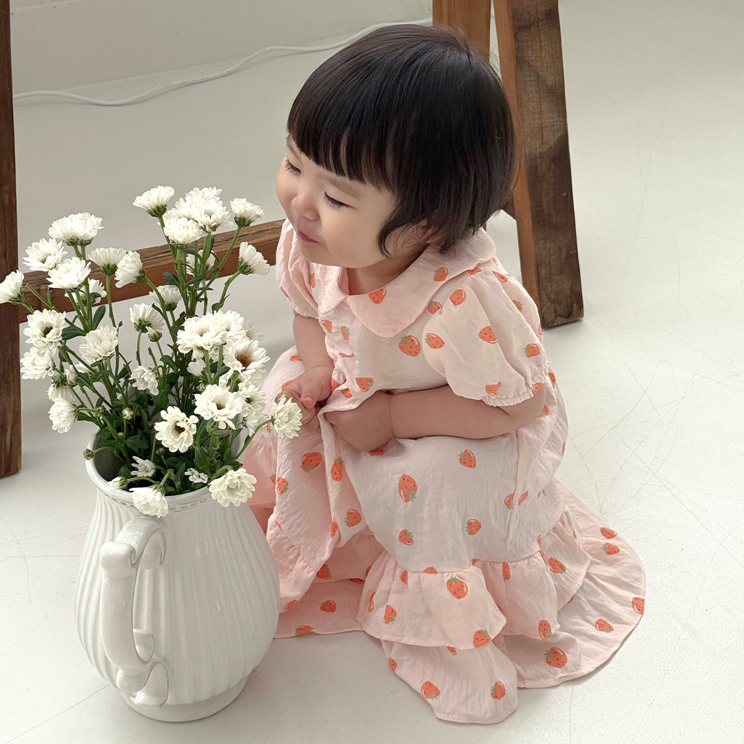 26S/S🌸DTD草莓奶油系列-飄飄連身裙