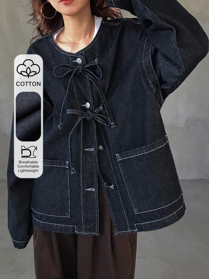 復古棉質牛仔外套
