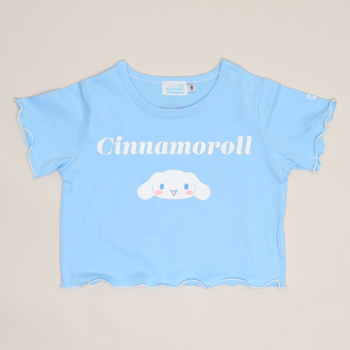 🇯🇵預訂 日本直送🇯🇵Babydoll x Sanrio系列四色人物印花花邊短版短袖T恤