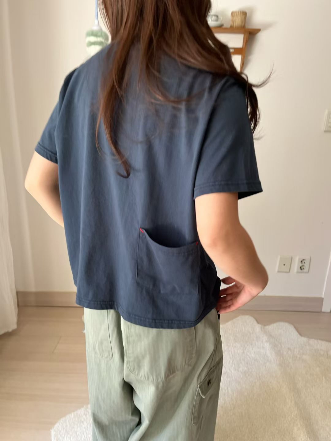 3 girls 後pocket Tee