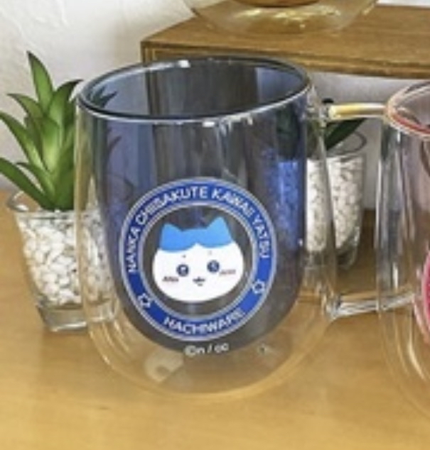 Chiikawa 小八貓 雙層耐熱玻璃杯