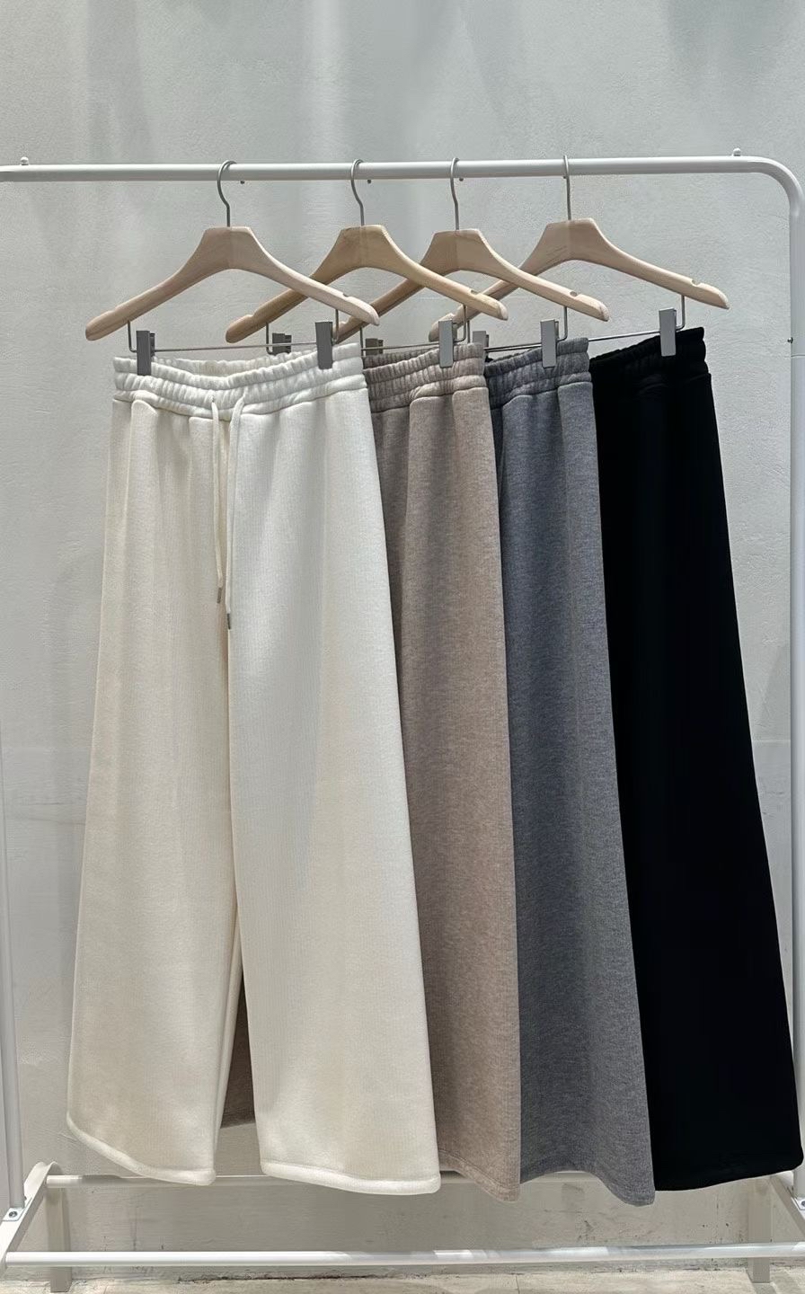 秋冬慵懶絨毛休閑長褲(四色入)