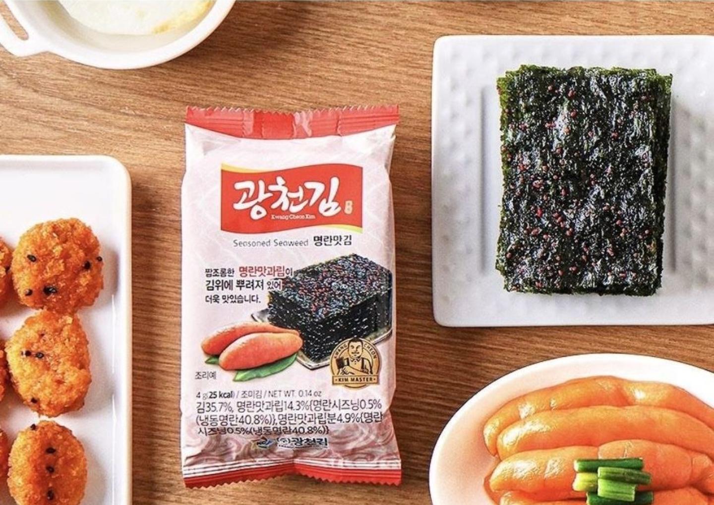 廣川金 韓國限定明太子風味海苔紫菜 4g x 12包