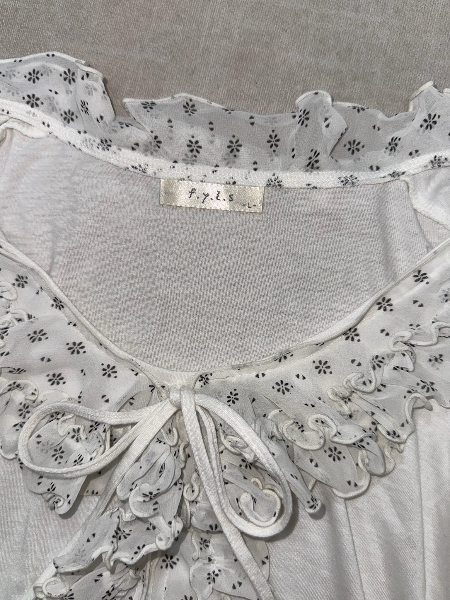 Nana J-Fashion Sweet Retro Flower Top