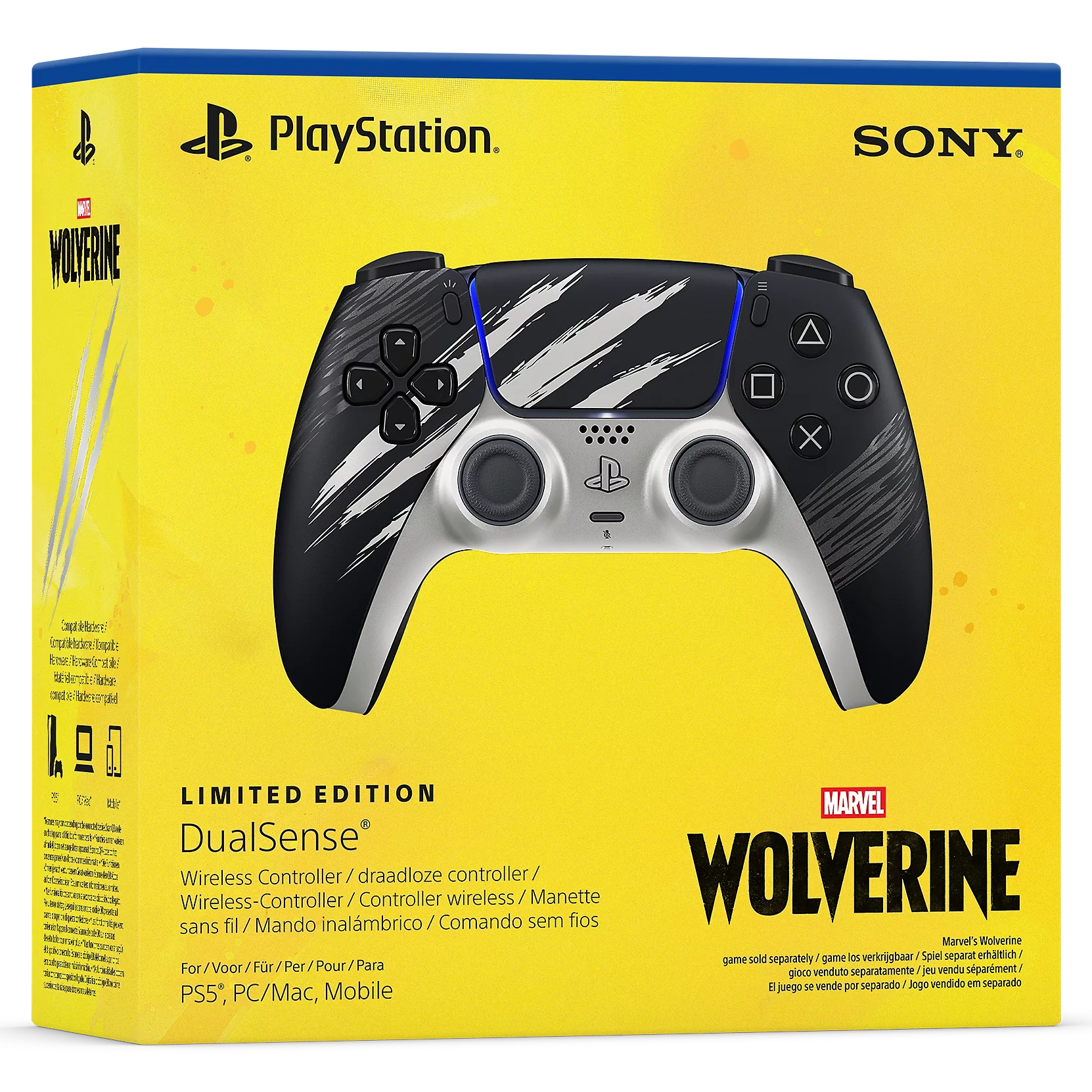PlayStation DualSense 無線控制器 -《漫威狼人》亞德曼合金限量版