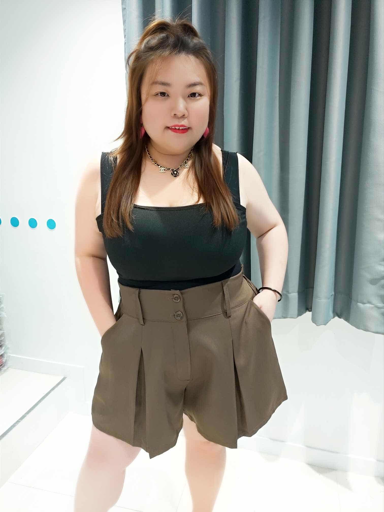 DOC10 前开叉设计短裤