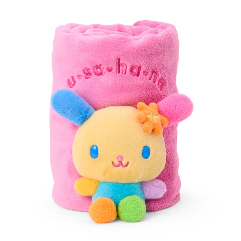 現貨｜Sanrio Usahana 彩耳兔 日版 兩用 毛毯 2-WAY Blanket 110x70cm (71536-1)