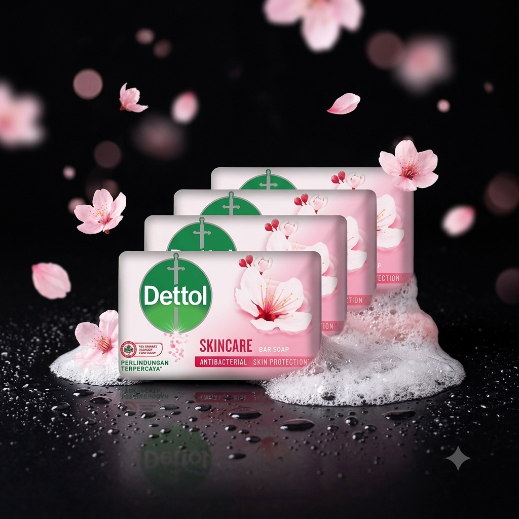 Dettol Bar Soap 100g Skincare (3+1)