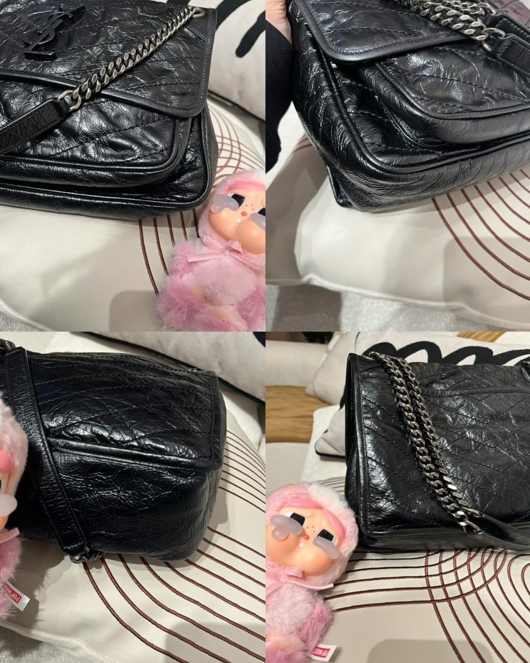 YSL Saint Laurent Niki medium black 100%Authentic, 98%new✅dust bag