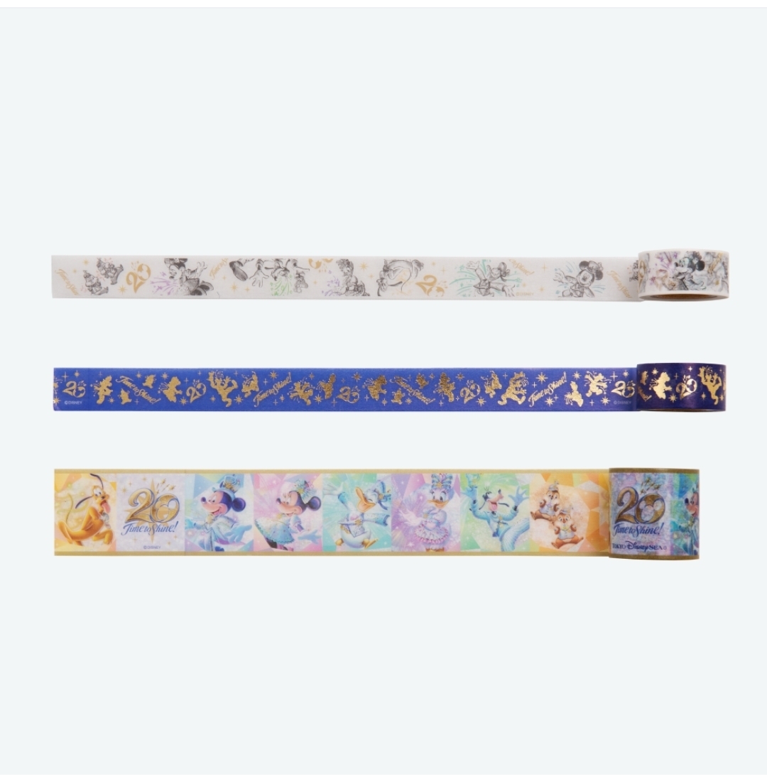 [現貨] [東京迪士尼海洋] 20周年 Masking tape {TF210901T}