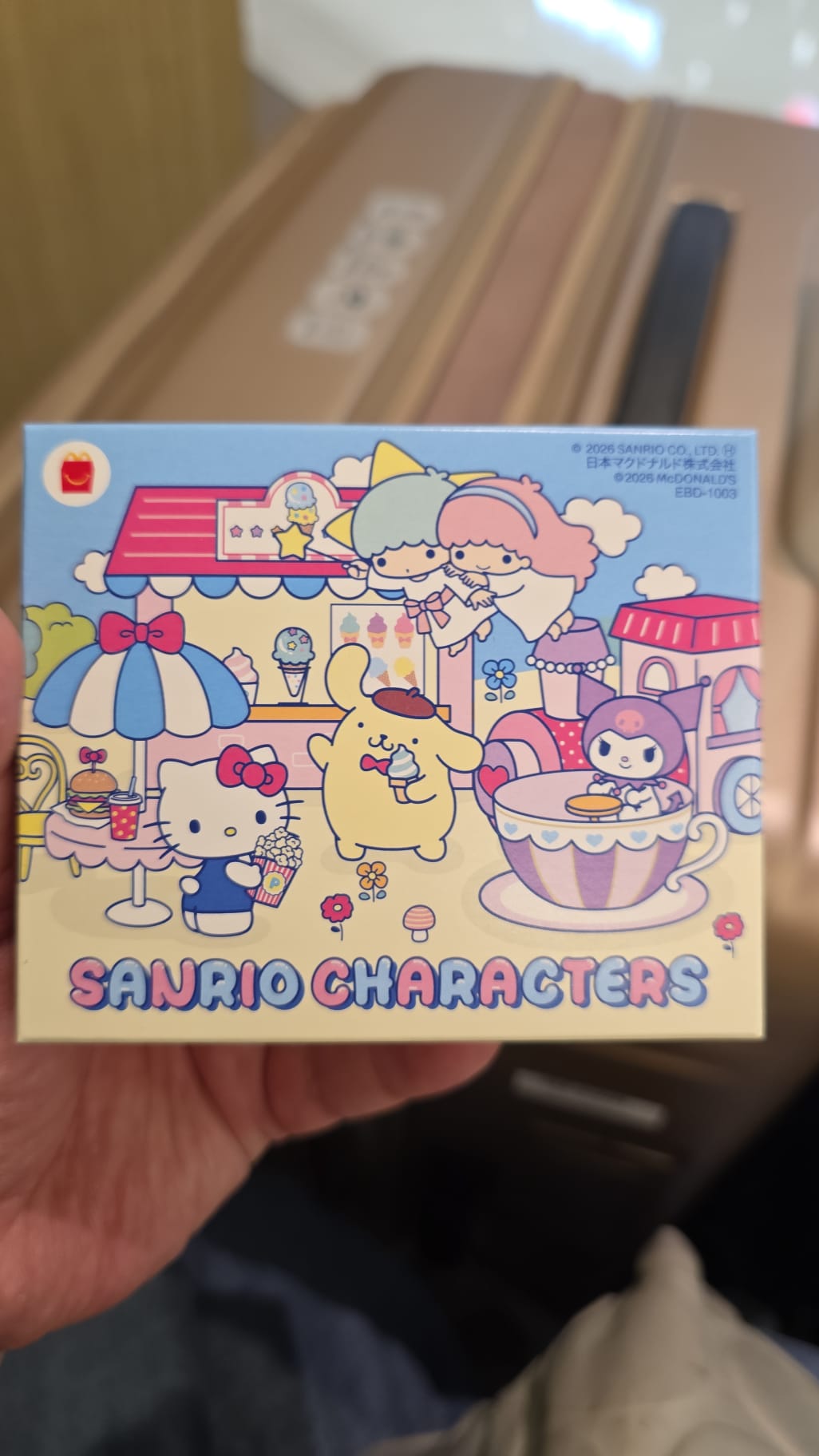 麥當勞開心樂園餐盲抽sanrio或車車