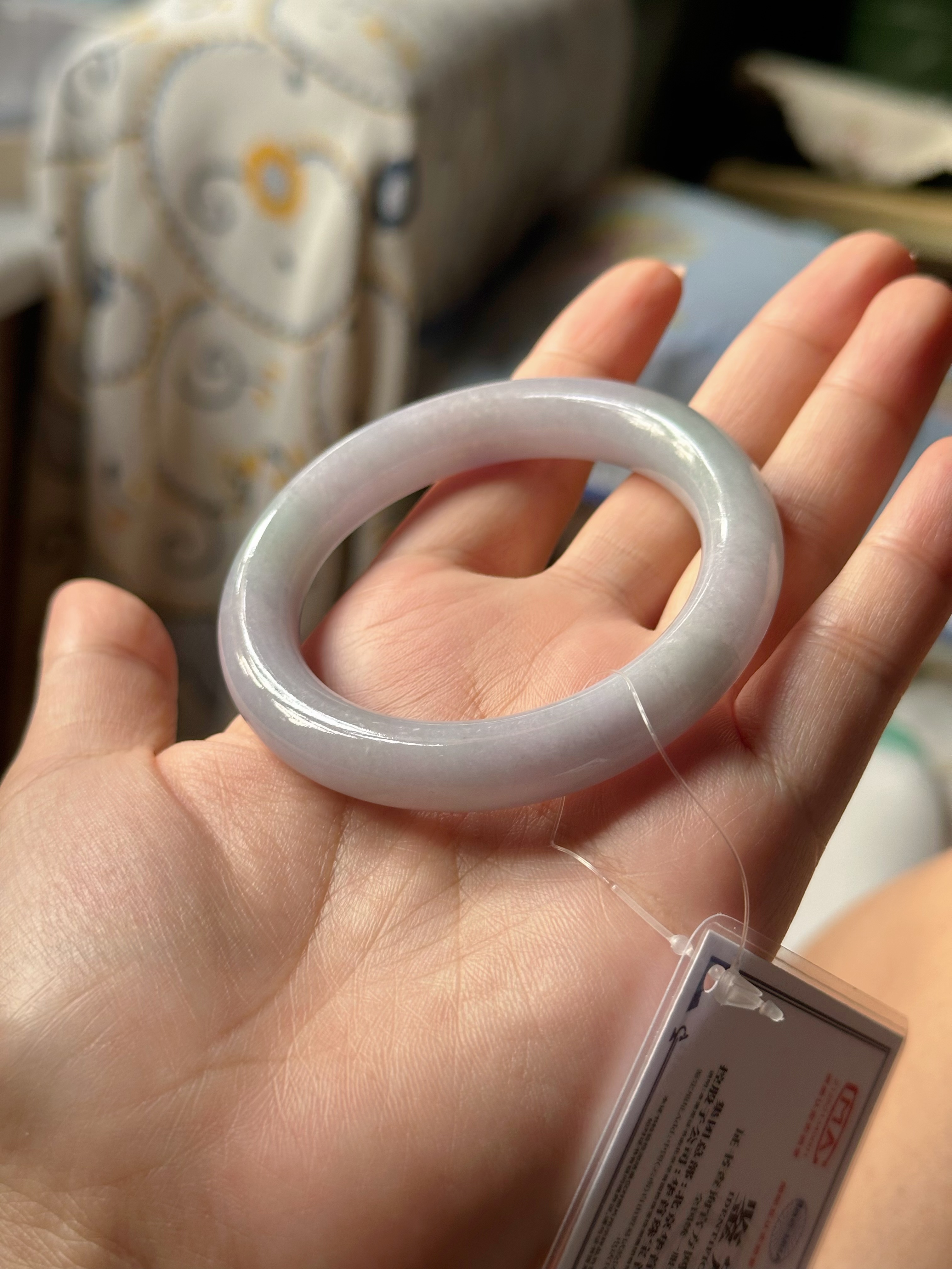 52圈口 淡紫圓條