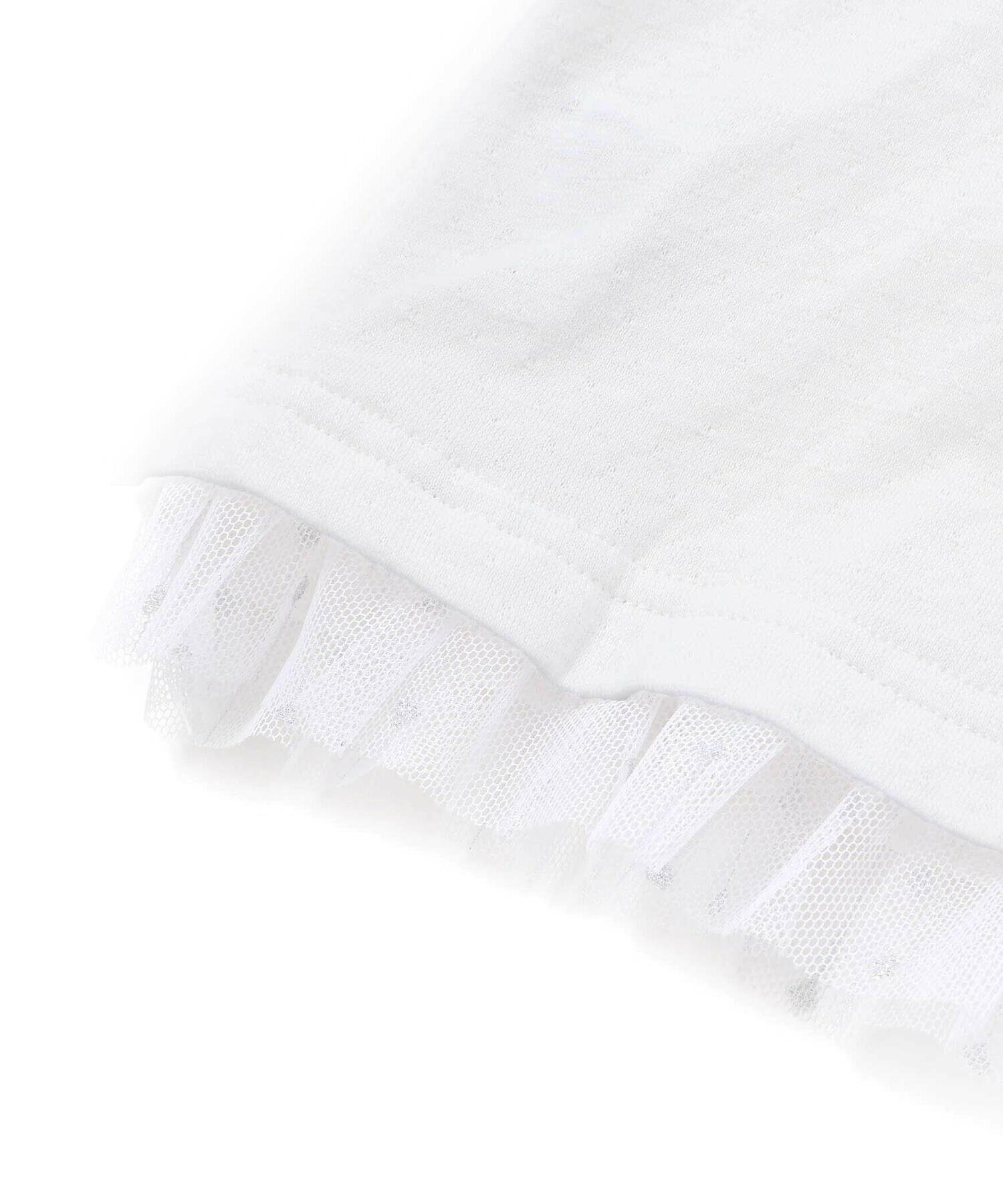 🇯🇵預訂 日本直送🇯🇵Slap Slip x Swimmer x Sanrio系列三色人物刺繡貼花薄紗泡泡袖上衣