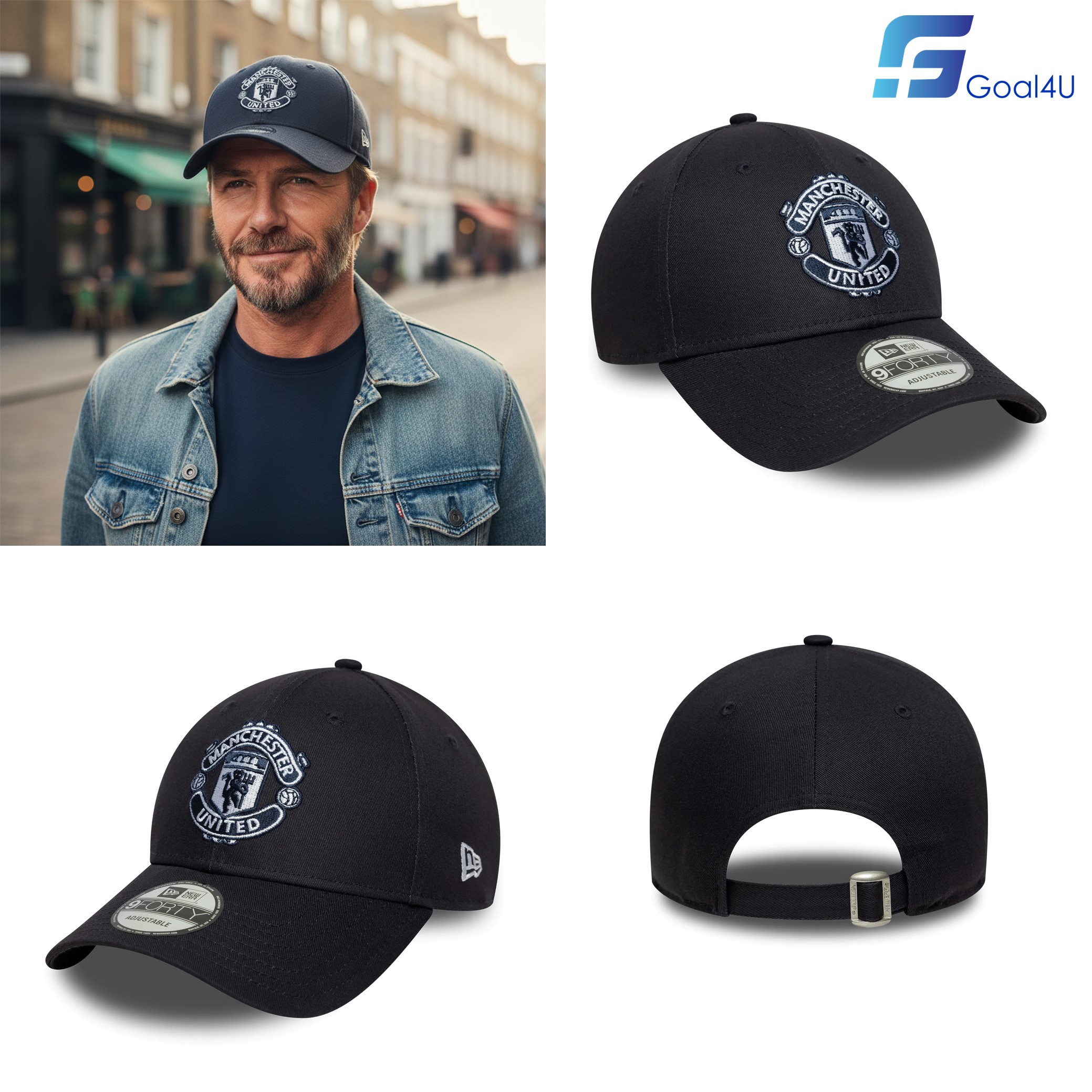 🧢 New Era Manchester United 曼聯 Seasonal 9Forty Navy Cap 60684848