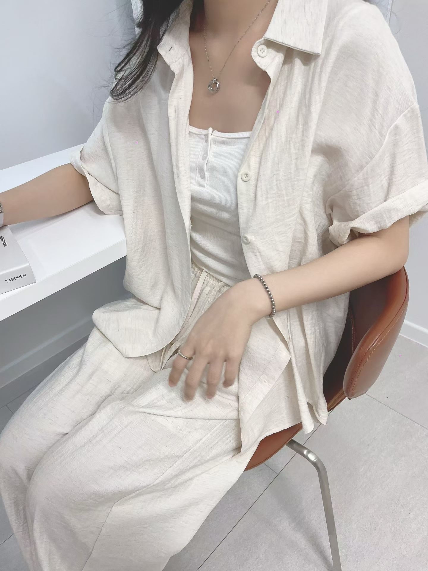 Lu030 舒服麻質套裝