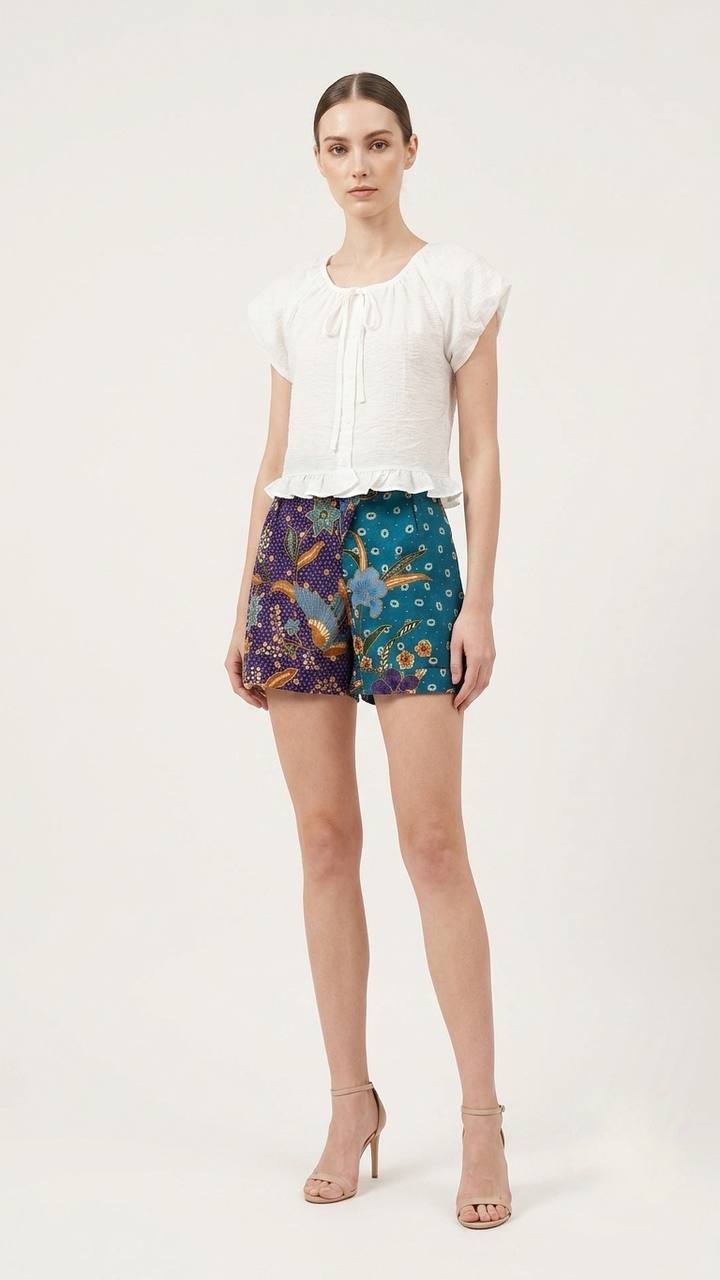 T2678 - Mekar Senja Batik Short 