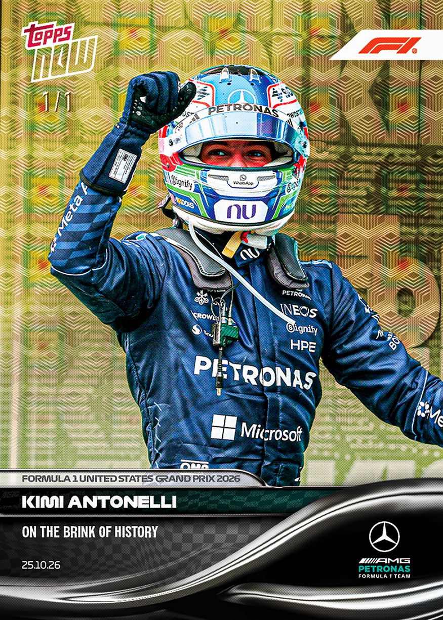 Kimi Antonelli - 2026 F1 Topps NOW® #68 United States GP 贏車卡【團購】