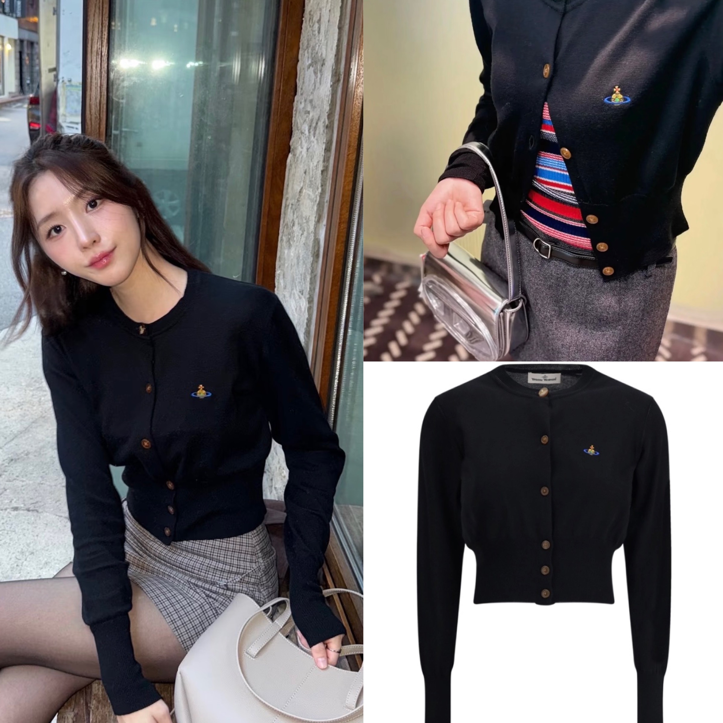 現貨 Westwood Cotton cardigan  🖤cropped 款顯腿長 